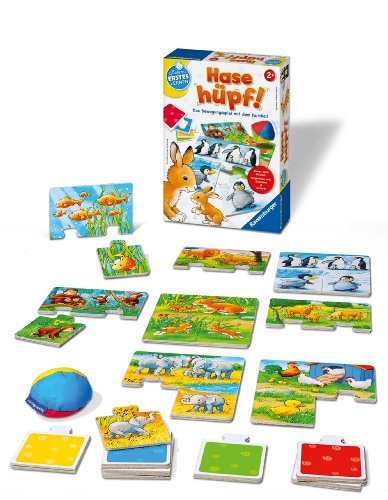 Ravensburger 24735 - Hase hüpf! - Bewegungsspiel für die Kleinen - Spiel für Kinder ab 2 Jahren, Spielend erstes Lernen… – Bild 3