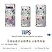 Galaxy S8 Case for Girls, Clear with Design Floral Cute Pattern Print Bumper Corners Shockproof Protective Case for Samsung Galaxy S8 5.8 Inch Flowers Flexible Soft Rubber Cover Heavy Duty Slim Fit