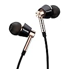 1MORE Triple Driver In Ear Headphones (Earphones, Earbuds) with Microphone (Gold)