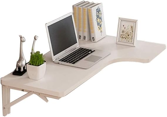 Amazon.de: Weißer Klapptisch zur Wandmontage aus massivem Holz