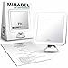 Mirabel 7X Magnifying Lighted Vanity Makeup Mirror & Shaving. White LED lighting, Locking Suction-Cup, 360 Rotation, Battery Operated.
