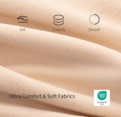 HBselect Women’s Maternity/Nursing Bra, Seamless Non-Wired Nursing Bra with Additional Bra Extensions, Breastfeeding and Sleeping, Pack of 3