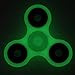 AnnVan Tri-Spinner Fidget Hand Spinner Toy - Engineering Plastics Material Durable Ultra High Speed Bearings - Good for ADHD EDC and Focus Anxiety Relief (Luminous White)