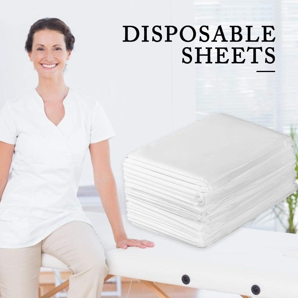 Disposable Massage Table Sheets, 100 Pcs Disposable Spa Bed Sheets Non-Woven Water and Oil Proof Table Bed Cover Sheets for Massage Table, Spa Bed, 70.8” x 31.5”: Arts, Crafts & Sewing