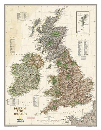 [R.E.A.D] National Geographic: Britain and Ireland Executive Wall Map - Laminated (23.5 x 30.25 inches) (Natio<br />[T.X.T]