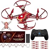 DJI Tello Quadcopter Iron Man Edition Beginner Drone VR HD Video Essential Bundle with Remote Controller