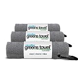 3 Pack of Sterling Silver Microfiber Golf Towels