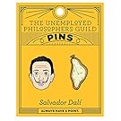 Dali and Watch Enamel Pin Set - 2 Unique Colored Metal Lapel Pins