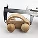 Montessori Nursing Wooden Teether Car Wooden Rattles Baby Fun and Interesting Toys beech wood