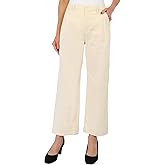 Unionbay Womens Utility Stretch Twill Wide Leg Ankle Pant
