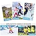Tesuwel 2/3/4 Pcs Boys Girls Base Layer Athletic Compression Leggings and Shirts Thermal Underwear Set Running Pants Tights