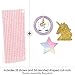 Big Dot of Happiness - Rainbow Unicorn - Paper Straw Decor - Magical Unicorn Baby Shower or Birthday Party Striped Decorative Straws - Set of 24