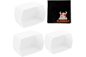 Flash Diffuser Dome Bounce Fit Godox V860II V850II TT685 TT600 Flash Speedlight (3 Pack White)