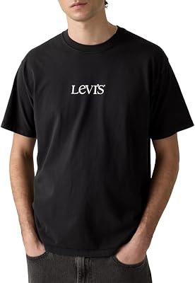 Camiseta Vintage Fit Graphic tee para Hombre (1 Unidad), Ssnl Logo 7 Jet Black, L