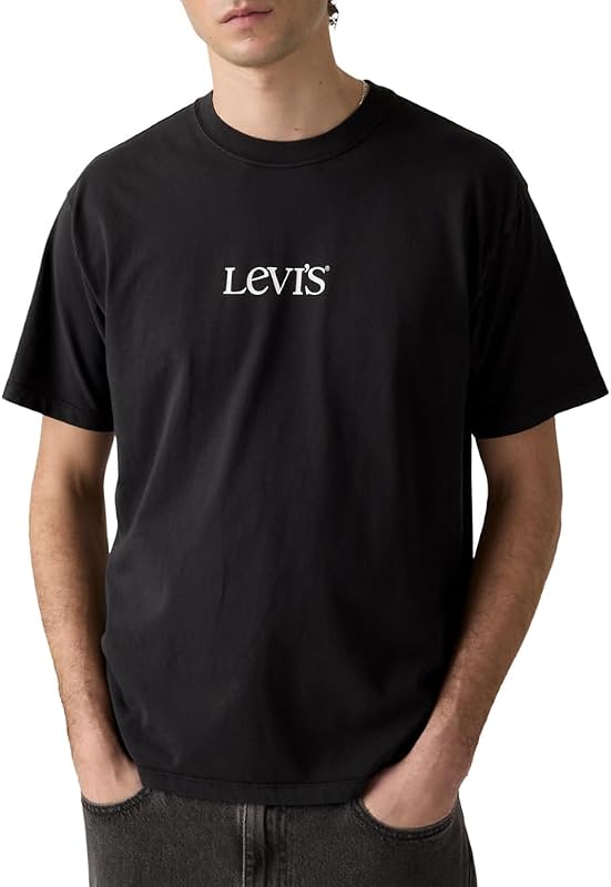 Camiseta Vintage Fit Graphic tee para Hombre (1 Unidad), Ssnl Logo 7 Jet Black, L — foto 1 de 6
