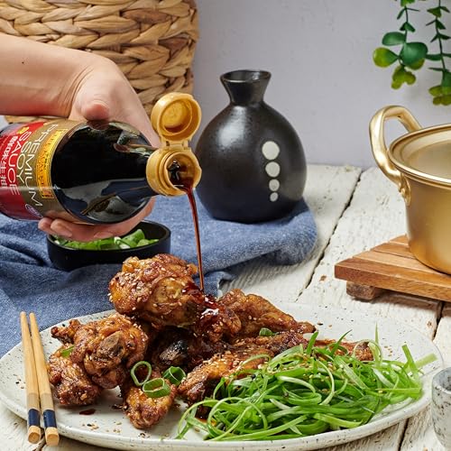 LEE KUM KEE PREMUIM SOY SAUCE (16.9 OZ – 1 PACK), NO ADDED PRESERVATIVES, RICH UMAMI FLAVOR, ALL-PURPOSE SEASONING, PERFECT FOR MARINADES, STIR-FRY, STEWS, GRAVY, AND DIPPING SAUCES