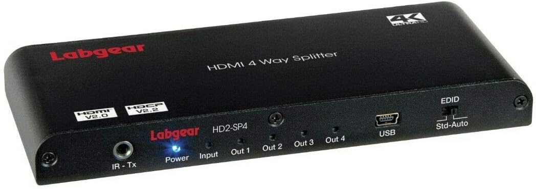 Labgear 4K 1x4 HDMI Splitter (Professional)