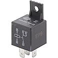 HELLA 933791121 12V, 5 Pin, Mini ISO Relay with Dual (87) Load Connections, Multi