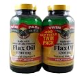 Spring Valley Flax Oil Softgels 1200 mg, 400 count, Twin Pack (2 Bottles of 200 Each)