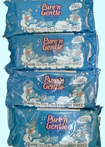 pure and gentle baby wipes