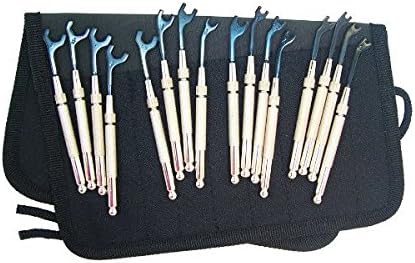 Open End Wrench Set, SAE/Metric, 16 Pc