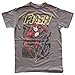 Bioworld Flash Men's Running Adult T-Shirt (Medium) Charcoal