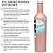 Simple Modern Spirit 25oz Wine Bottle - Double Wall, Vacuum Insulated Wine Bottle with Leak Proof Lid - 18/8 Stainless Steel Rose Gold