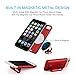 iPhone 8 Plus / 7 Plus / 6 Plus / 6S Plus Battery Case, Ultra Thin Rechargeable iPhone 7plus / 6 Plus / 6S Plus Case Battery with 4200mAh Capacity from SUNWELL (5.5” Red)