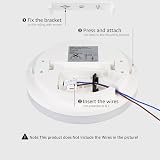 Lepro Bathroom Light Warm White 15W 1500 lm IP54 3000K Round Ceiling Light view 9