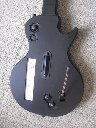 Wireless-Guitar-for-Wii-Guitar-Hero-and-Rock-Band-Games-Color-Black