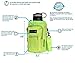 Inertia Gear 64 oz Water Bottle Holder Carrier w/Pockets Worn as a Sling or Backpack (Bottle Not Included) - Lime Green