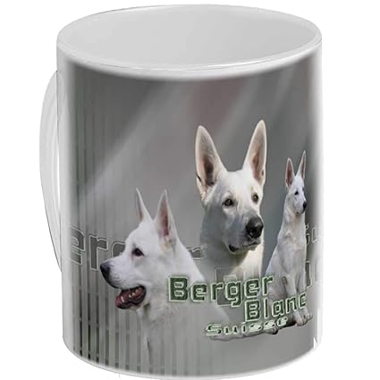Pets Easy Mugs Personnalisés Chien Berger Blanc Suisse Poil