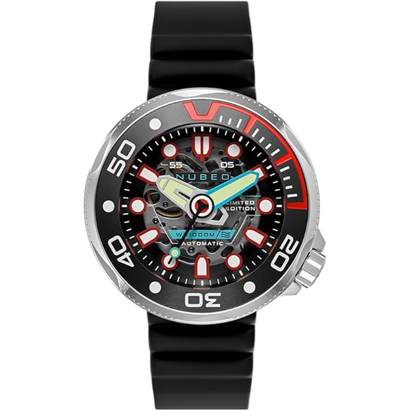 Amazon.com: Nubeo Men's 44mm Parker Automatic Kota Limited Edition