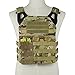 Outry M4 M16 AR-15 Type Magazine Pouch Mag Holder - Triple/Double/Single Airsoft MOLLE Mag Pouch - Open Top Version - Single - Multicam/CP