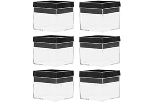 BALUUE Clear Display Case Specimen Box Protection Showcase for Specimen Display Collages Collections Mementos, 10Pcs