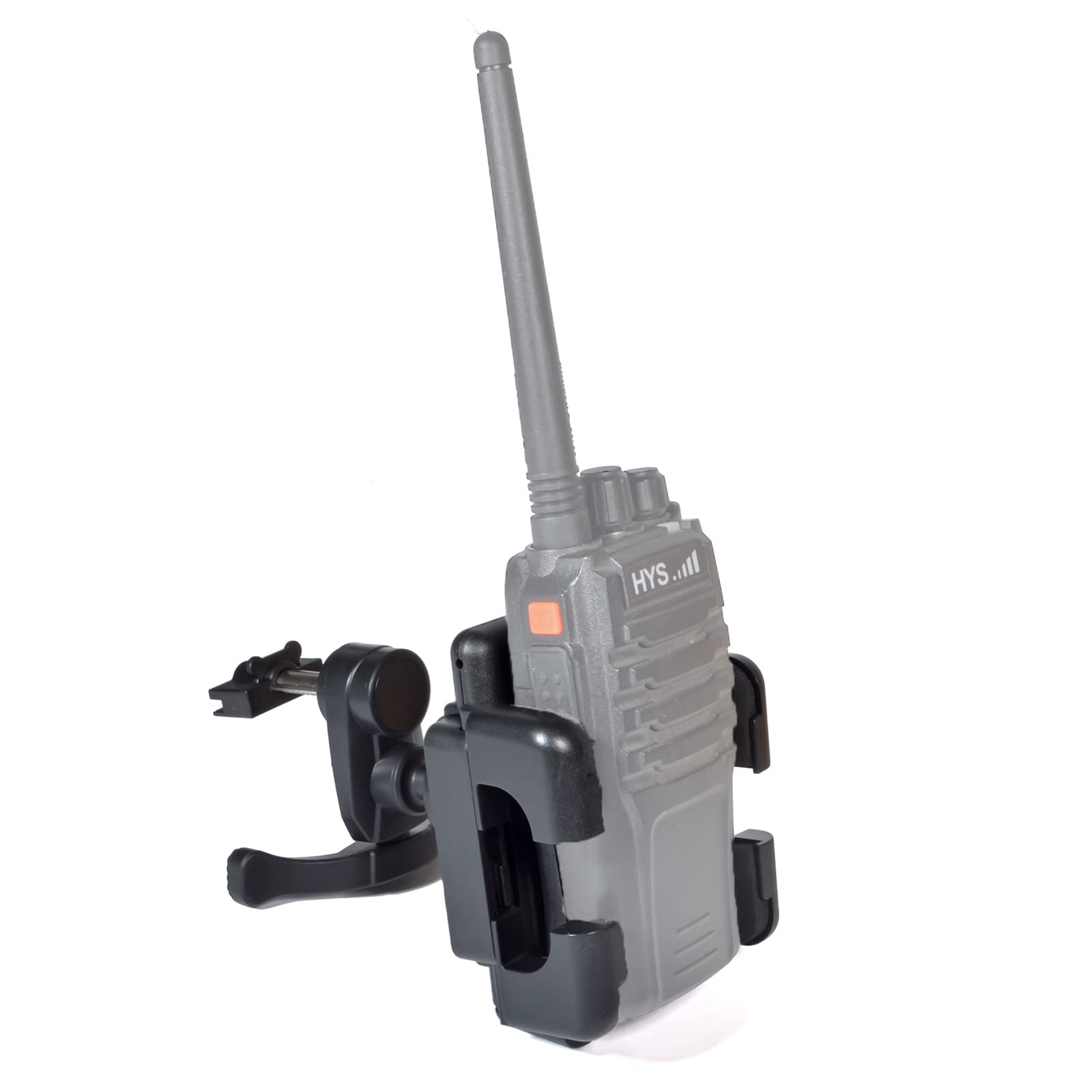 HYS Car Vehicle Air Vent Bracket Holder Mount Compatible for BAOFENG MOTOROLA YAESU ICOM WOUXUN Handheld Walkie Talkie, 1 Pack (1 Pack)