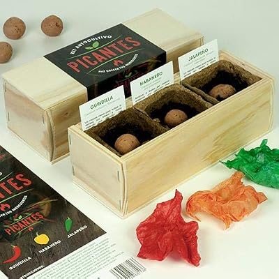 Kit de autocultivo culinario bombas de semillas Picantes: Amazon ...