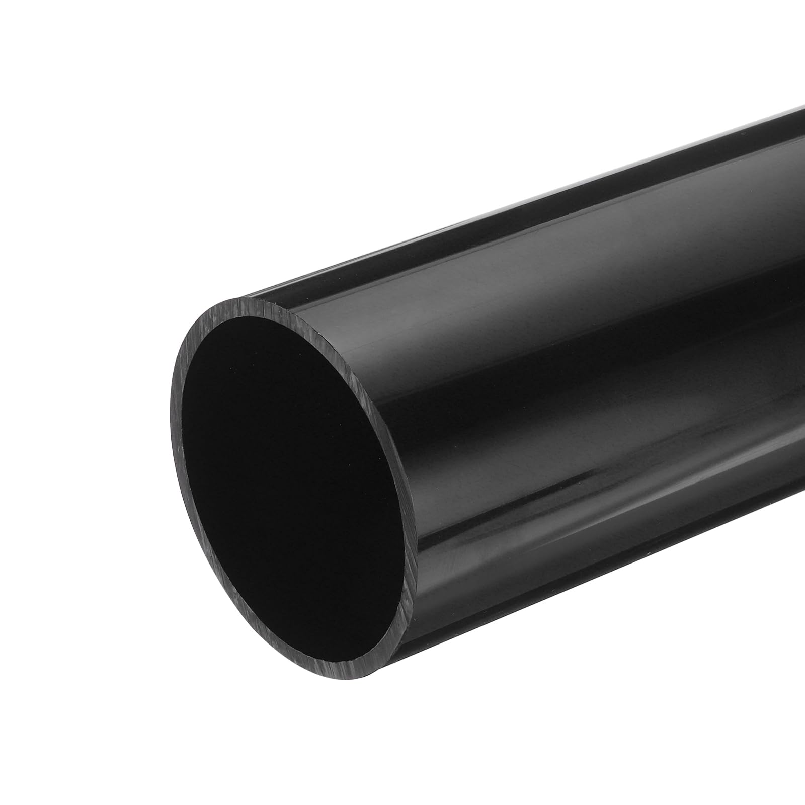 Photo 1 of MECCANIXITY 3 Inch PVC Rigid Tube Round Pipe Tubing Hardware Tubing 67.8mm ID 75mm OD 330mm/13" Black High Impact for Water Pipe Crafts