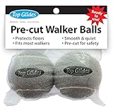 Pre-cut Walker Glide Balls - 15 Colors & Styles (Gray)