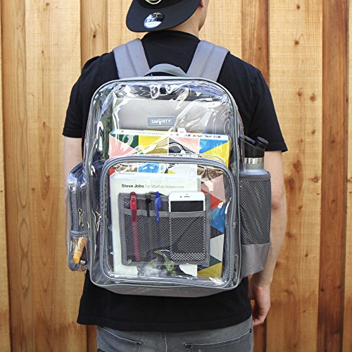 Heavy Duty Clear Backpack Durable Military Nylon Clear Bookbags