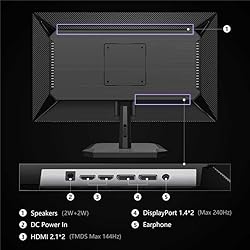INNOCN 24.5" Gaming Monitor 1440p 240Hz QHD 2K PC