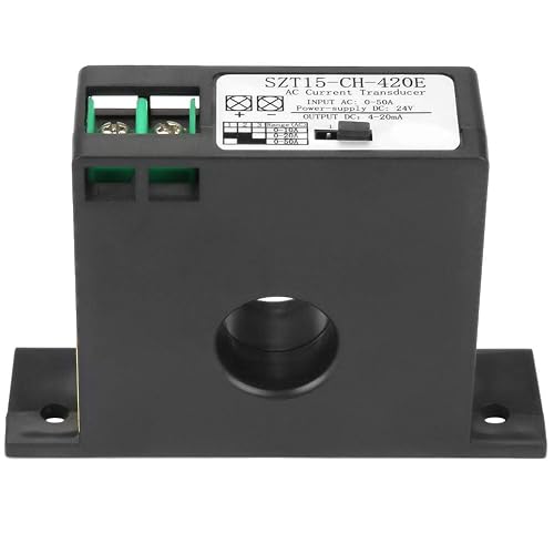 Fafeicy SZT15-CH-420E Wechselstromwandler – 0–50 A, Ausgang 4–20 MA Oder 0–10 V, Reaktionszeit ≤ 200 Ms, Isolierte Messung, Für Überwachungs- Und Automatisierungssysteme