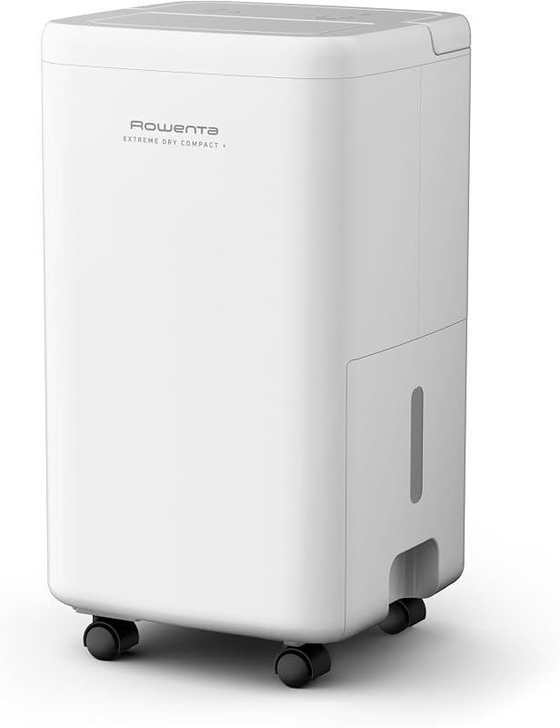 Compacto Extremamente Seco +, Desumidificador 16L/dia para divisões até 40m², secagem da roupa 30% mais rápida, silencioso <40,5dB, 3 modos com temporizador, indicador de humidade, DH5260F0