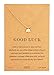 Boosic Make A Wish Good Luck Elephant Pendent Necklace With Message Card