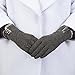 GLOUE Women's Touch Screen Gloves Texting Lined Cashmere Thick Gloves Warm Whether Winter Gloves Driving riding outdoor and indoor fashionable gloves (Grey)