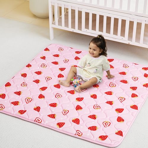 Viviland Baby Play Mats for Floor, Thicken Cushioning Padding Foam Playmate for Baby and Toddlers Infants, 50