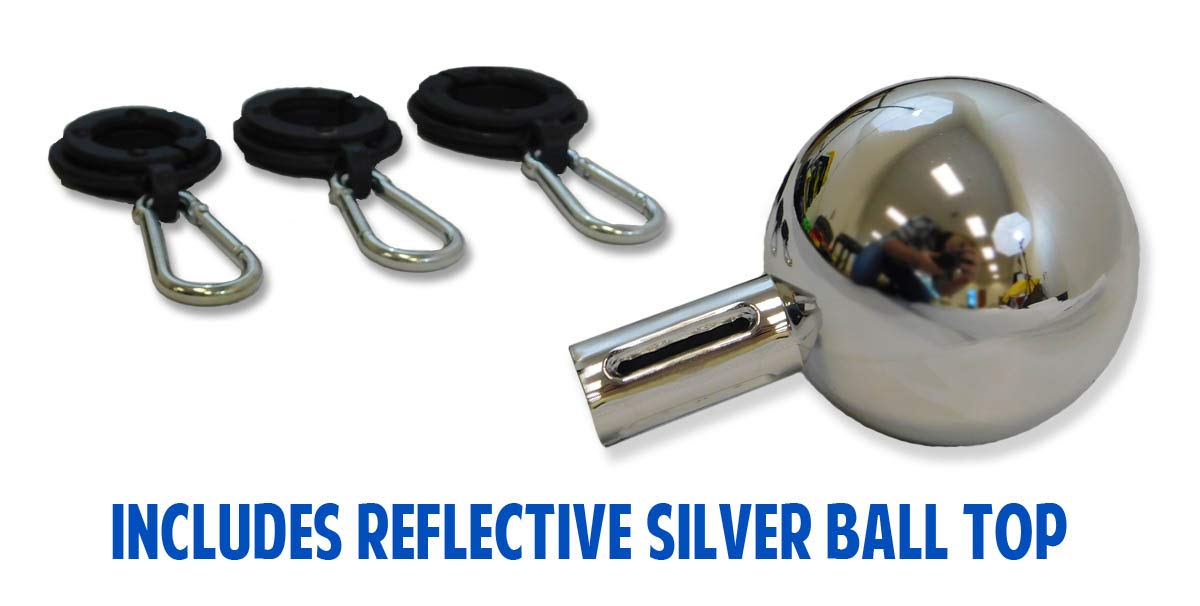 28ft Fiberglass Telescoping Flag Pole on Galleon Philippines