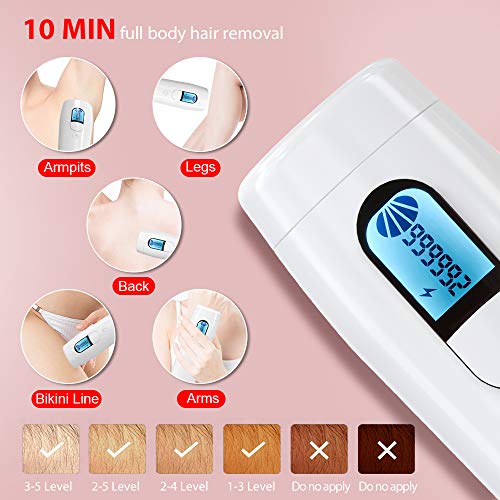 SILKlike Hair Removal for Women solution, 990,000 Flashes In-Home Permanent IPL Hair Remover Solution for Facial Body