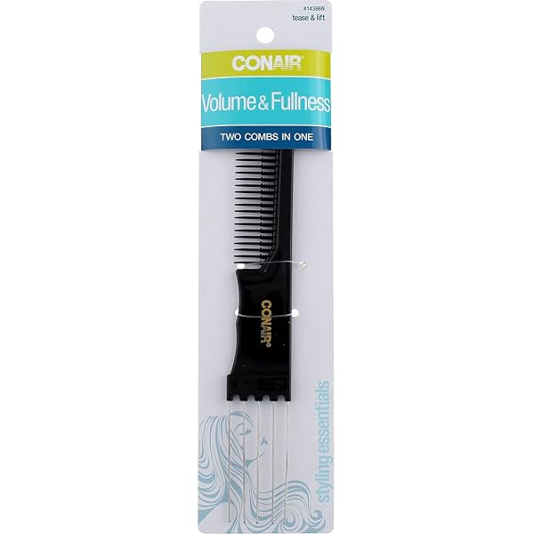 Cantor Lift Teasing Comb 2er Pack – Edelstahl Kamm Zum Volumen Geben & Entwirren