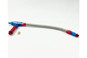 Pateyney 9/16-24 Red&Blue Fuel Inlet Line fits for Barry Grant BG|Demon Carburetor